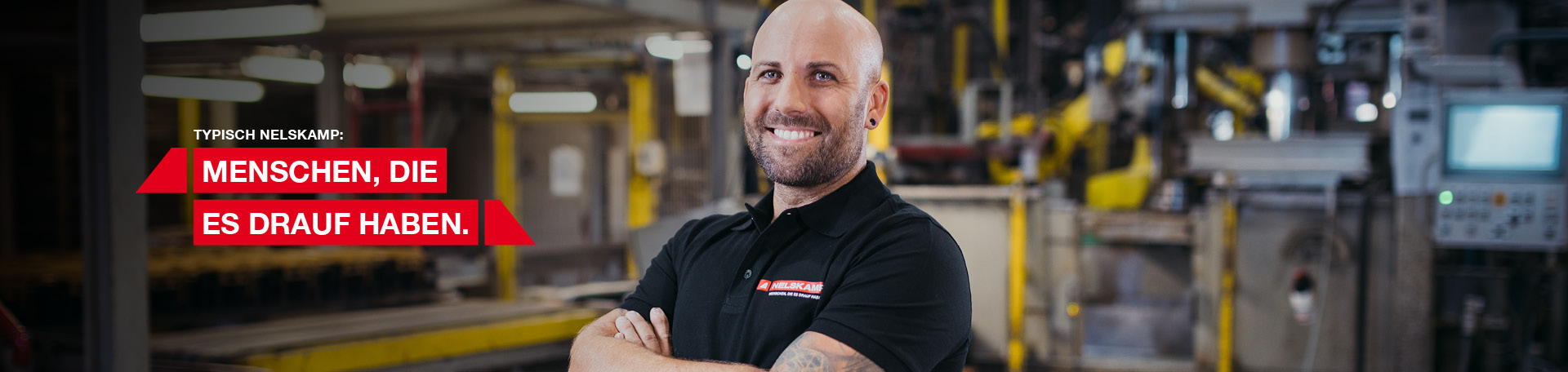 Mann in der Produktion