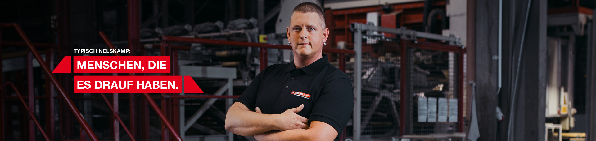 Mann in der Produktion